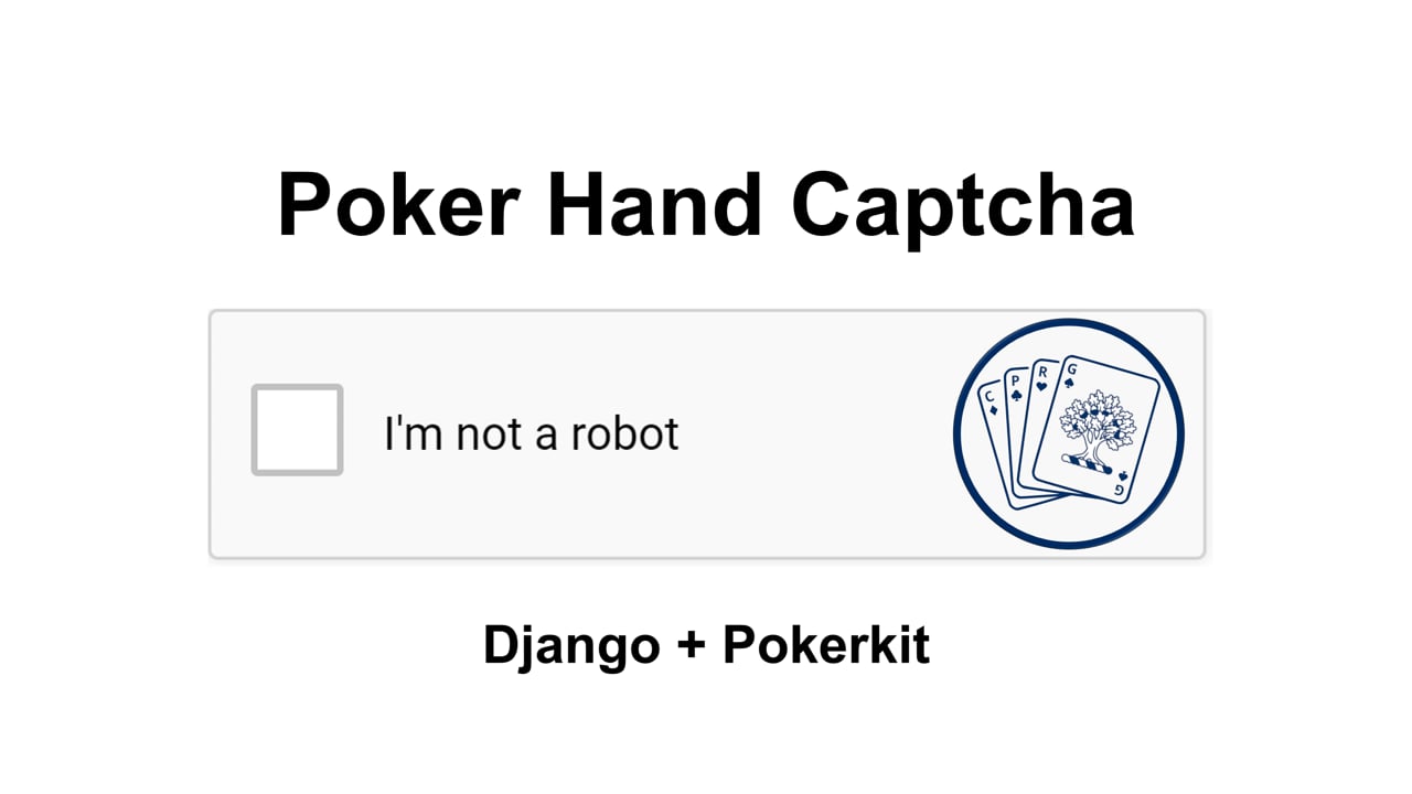 Poker Hand CAPTCHA demo video